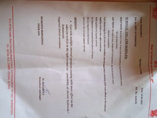 Support Shashank Recover From Scrotal Doppler
