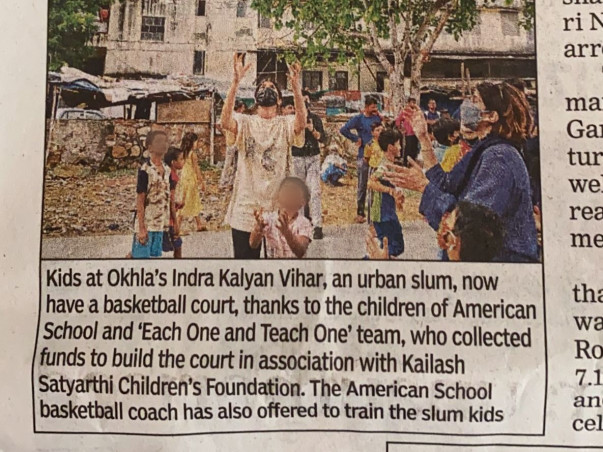 Help the residents of Okhla build their own recreation area!