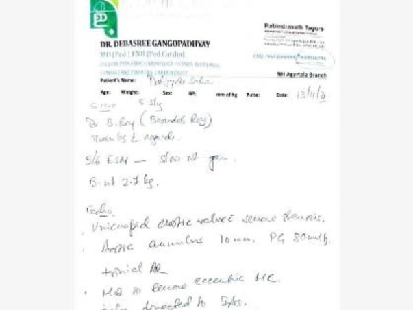 5Months Old Debjyoti Saha Needs Your Help To Recovr From Heart Disease