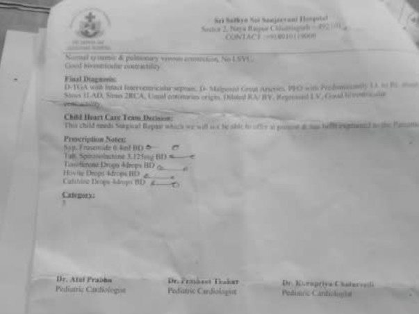 4 Months Old Harsha Needs Your Help To Recover From Heart Disease