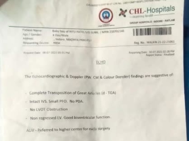 4 Months Old Harsha Needs Your Help To Recover From Heart Disease