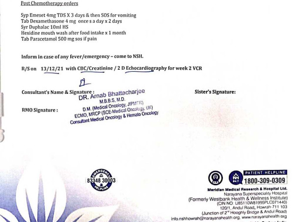 Help my son fight Wims Tumour