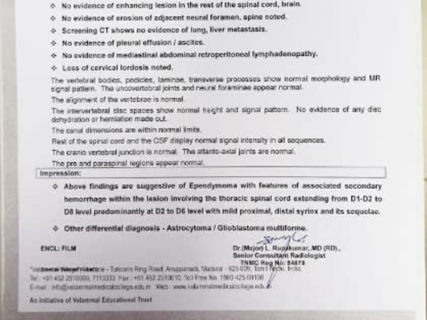 Support Haswin Raj To Recover From Ependymoma