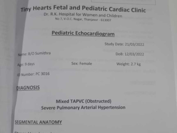 Support For Baby Of Sumithra