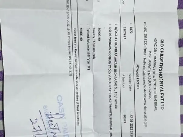 Help to Save Radhika's Daughter Life