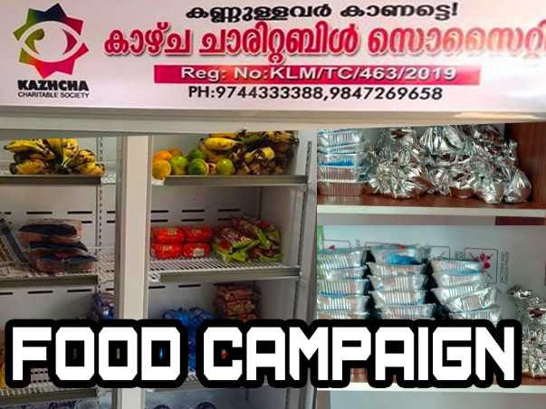 Food for the hungry men through Open Fridge