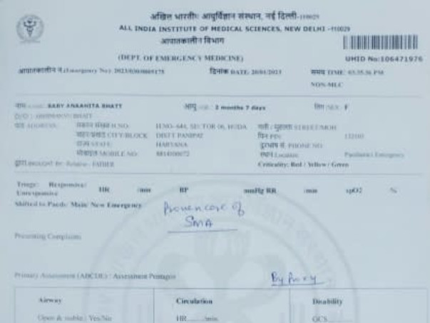 6 Months Old Anaahita Needs Your Help To Recover From Spinal Muscular